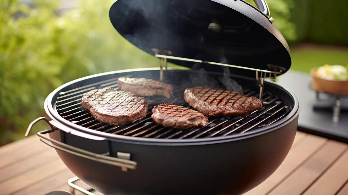 Lid Up or Down When Grilling Burgers