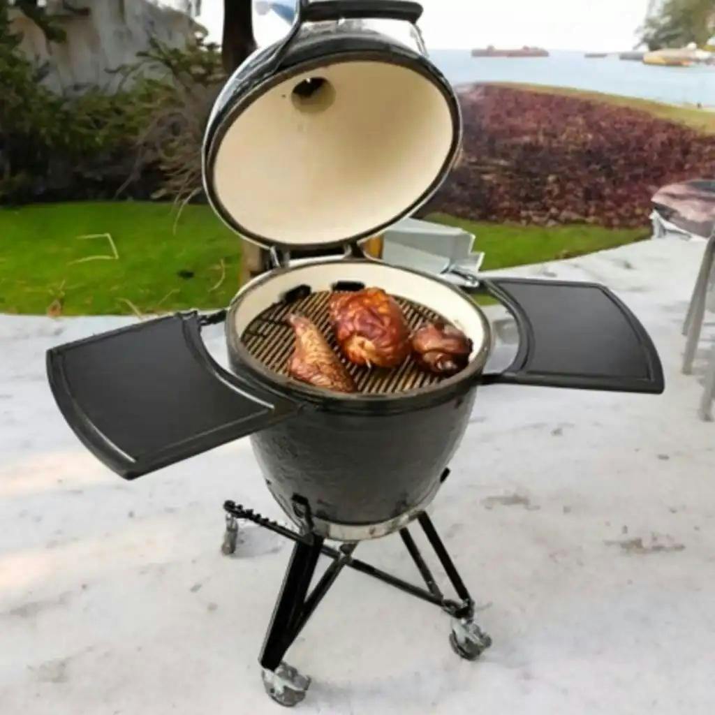 smoked-turkey-on-primo-grill
